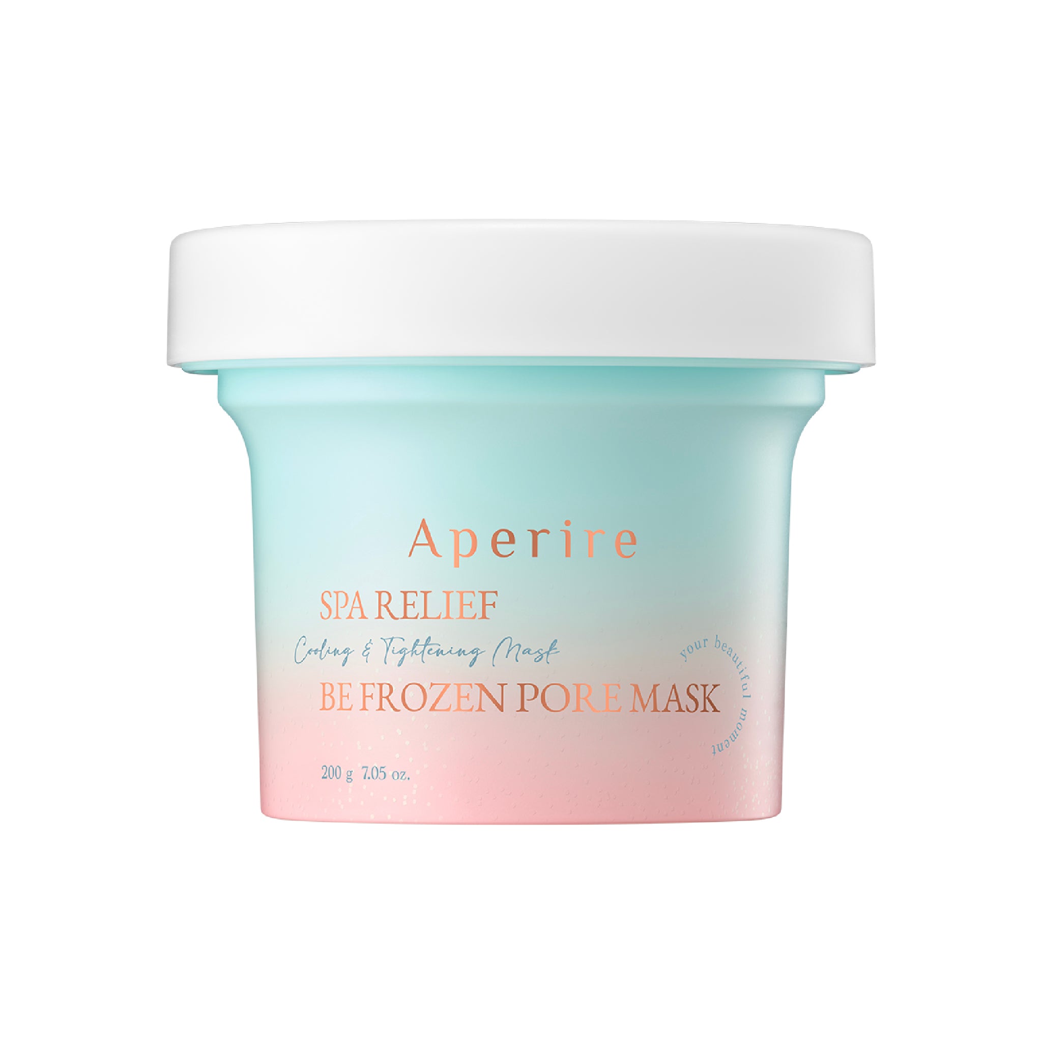 Aperire Spa Relief Be Frozen Pore Mask 200 gr - Mascarilla facial Aperire Spa Relief Be Frozen para poros 200 gr