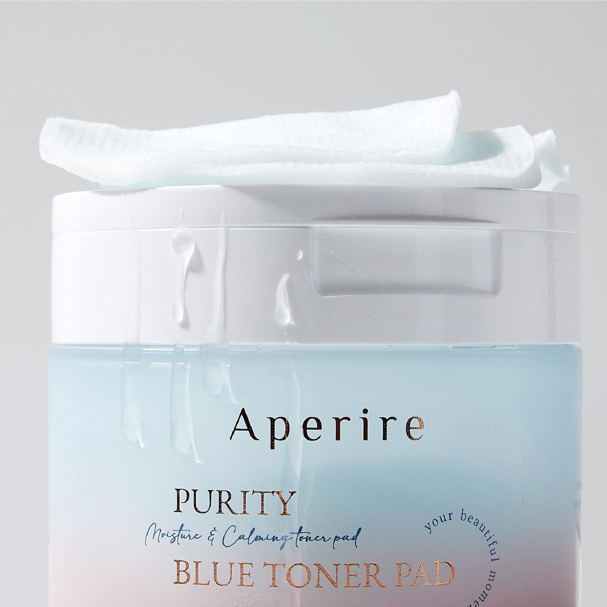 Aperire purity blue toner 70 pads - Almohadillas de tóner azul Pureza Aperire 70 pads