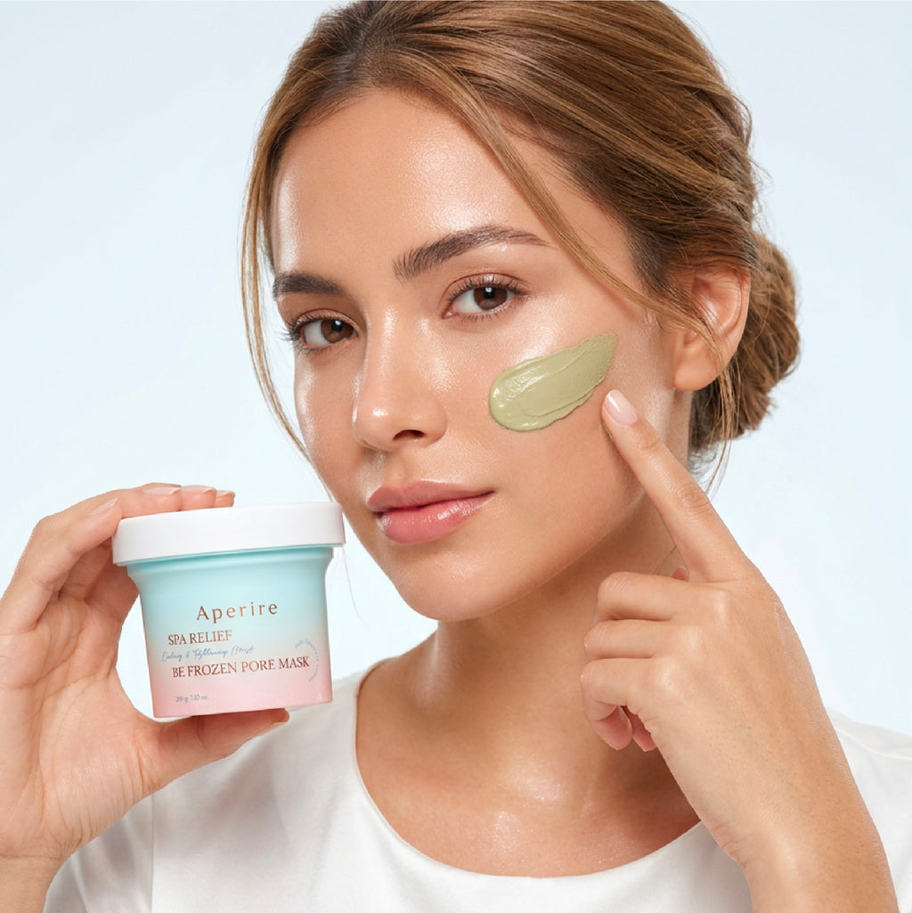 Aperire Spa Relief Be Frozen Pore Mask 200 gr - Mascarilla facial Aperire Spa Relief Be Frozen para poros 200 gr