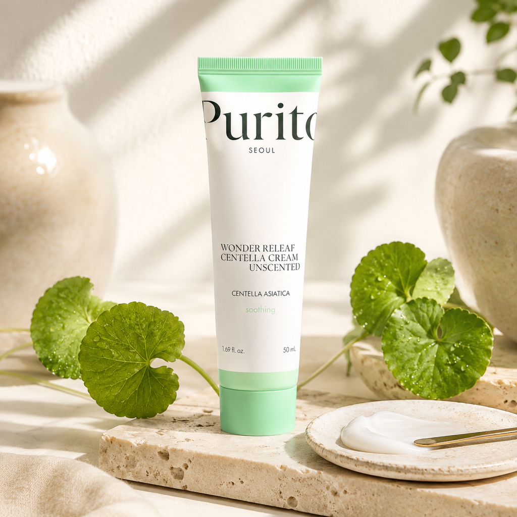 PURITO Wonder Releaf Centella Cream Unscented 50ml - Crema PURITO Wonder Releaf Centella sin fragancia