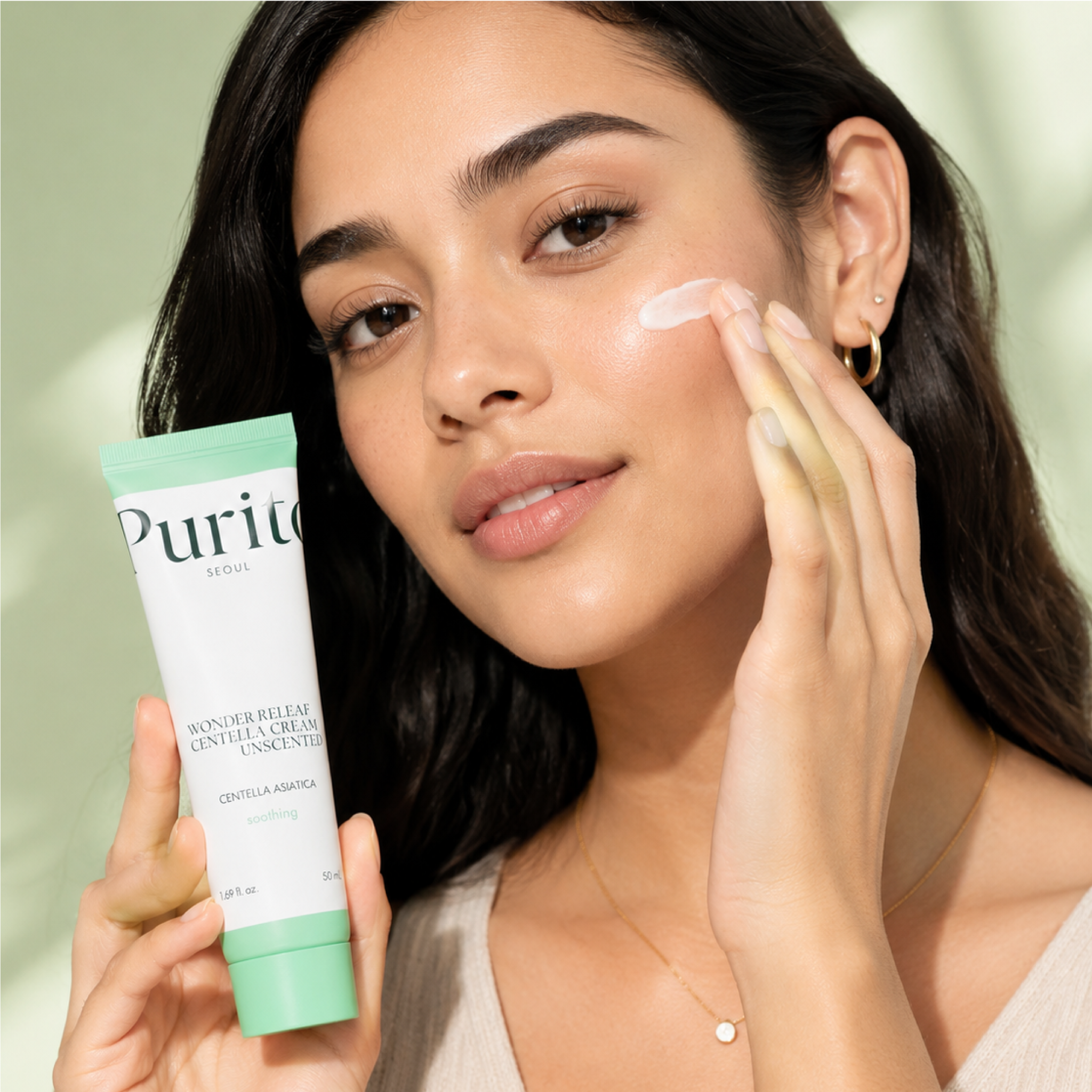 PURITO Wonder Releaf Centella Cream Unscented 50ml - Crema PURITO Wonder Releaf Centella sin fragancia