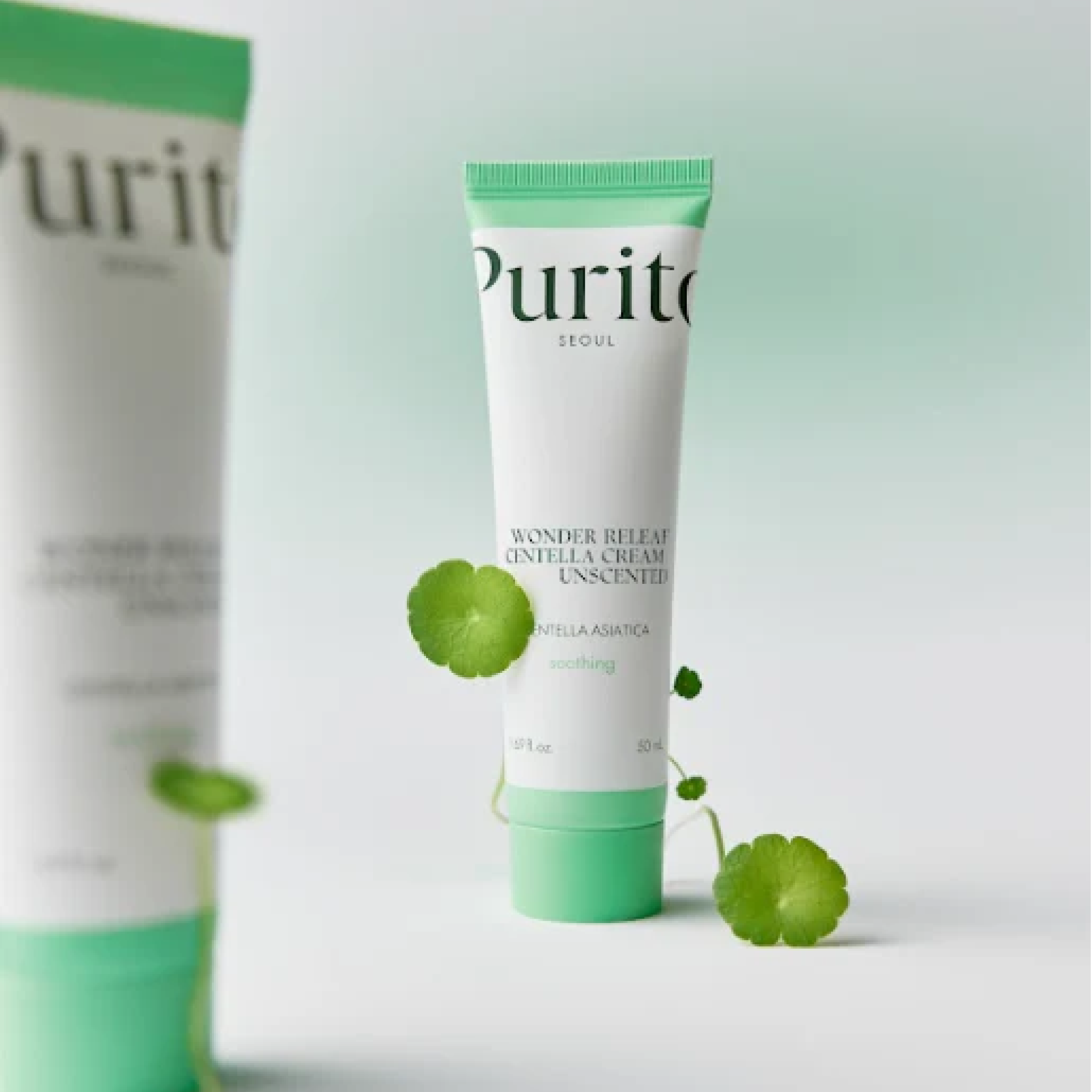 PURITO Wonder Releaf Centella Cream Unscented 50ml - Crema PURITO Wonder Releaf Centella sin fragancia