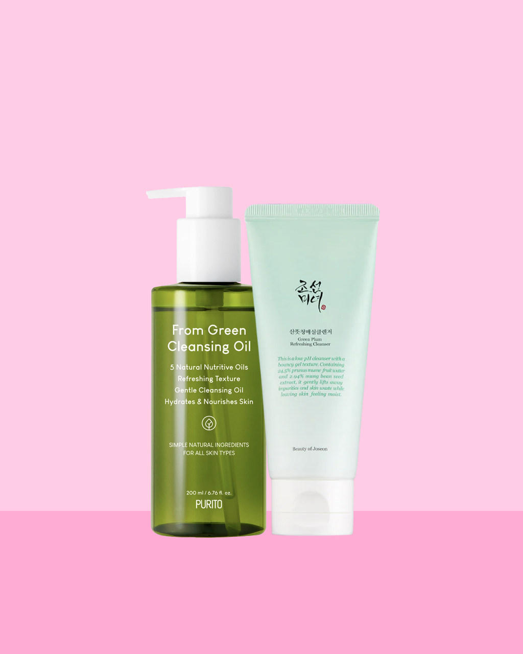 Set Doble Limpieza Coreana – Purito & Beauty of Joseon