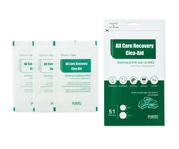 Purito All Care Recovery Cica Aid / 51 patches