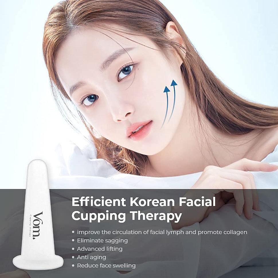 VOM Silicone Cupping Massage Cup + lifting serum